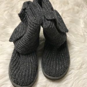 UGG Classic “Cardy” Knit Boots.